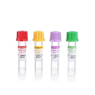 品質  Micro Disposable Vacuum Blood Collection Tubes PP blood collection tubes for cell detection 工場
