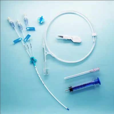 購入 中心静脈カテーテル 薬剤投与と中心静脈圧力のモニタリングのためのトリプルルーメン医療CVCキット オンライン製造