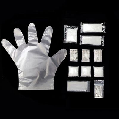 購入 食品グレード使い捨てPE手袋、滑り止めエンボス加工、安全のための個包装 オンライン製造