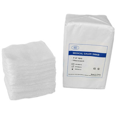 購入 Multi-Purpose Sterile Square Gauze Pads for Wound Care and Dressing, Soft and Absorbent オンライン製造