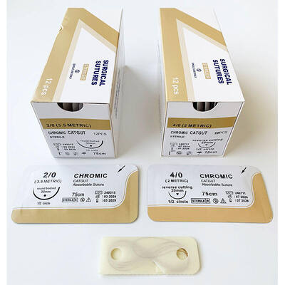 購入 吸収性腸線縫合糸 - 生分解性高強度外科用縫合糸、創傷閉鎖用 オンライン製造