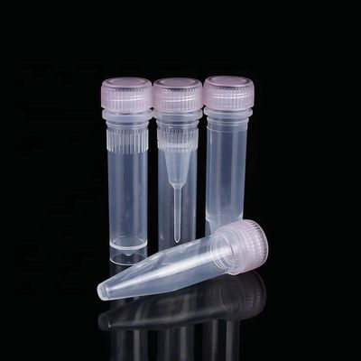 よい価格 1.5mlねじ帽子が付いている円錐最下のMicrocentrifugeの管のサンプル管 オンライン