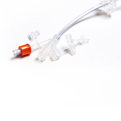 よい価格 病院のための単一の使用Fr12-Fr24滑らかで柔らかい医学等級のシリコーンのGastrostomyの管のキット オンライン