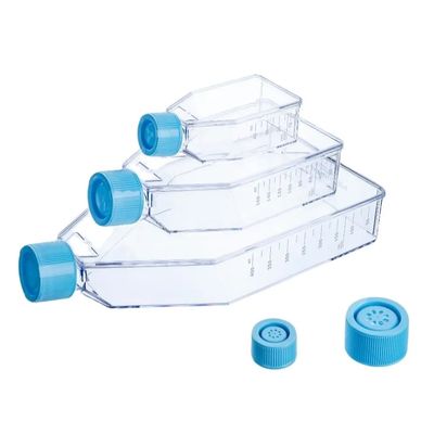 よい価格 出された被蓋細胞の培養瓶T25 T75 T175が付いている生殖不能のプラスチック細胞培養のびん オンライン