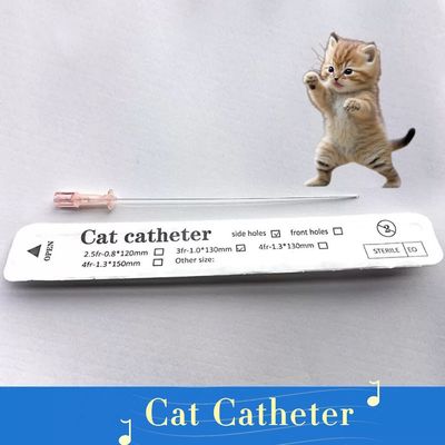 よい価格 獣医用尿道カテーテル 動物用 1.0mm および 1.3mm 獣医用使い捨て品 猫用尿カテーテル オンライン