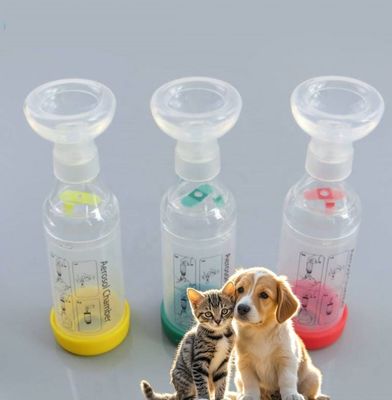 よい価格 熱売り ペット用 エアロゾール室 インハラー スペーサー 猫の喘息 犬と猫のための エアロゾール室 獣医用 インハラー スペーサー オンライン