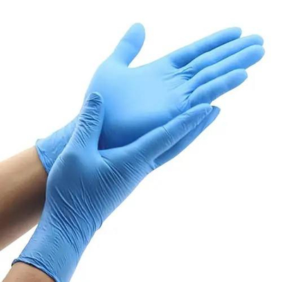 よい価格 Powder Free Disposable Protection Gloves Blue Composite Mixed Acid Alkali Resistant High Elastic Hands オンライン