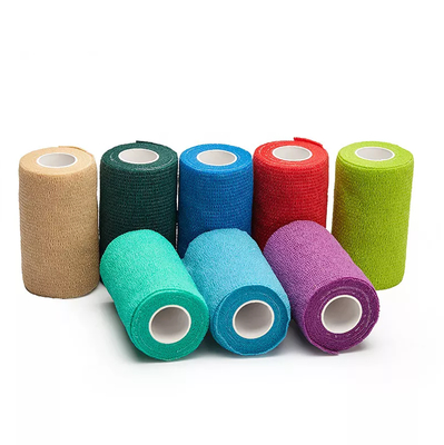 よい価格 獣医用消耗品 非織物 弾性 自己粘着帯 Vet Wrap ラテックスフリー 競馬用 皮膚の色 運動用 凝った帯 オンライン