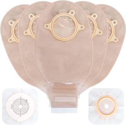 よい価格 Sterile Leakproof Comfortable Two-Piece Ostomy Bag with Opening for Easy Drainage オンライン