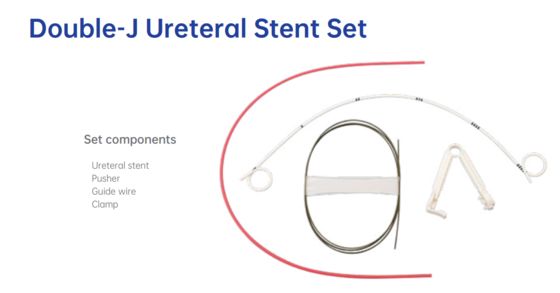 よい価格 Medical-Grade Double J Ureteral Stent Set – Class II PVC with 22mm-26mm Length for Optimal Urinary Healing オンライン