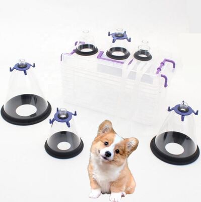よい価格 超透明シェルを備えた獣医用麻酔マスク、優れた密閉性と犬・猫用フルサイズ オンライン