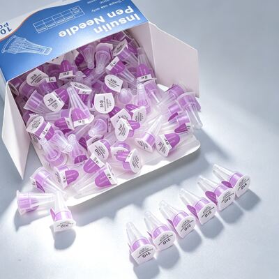 よい価格 32G 4mm 紫色インスリンペン 消耗用針 滅菌 CE ISO OEM オンライン