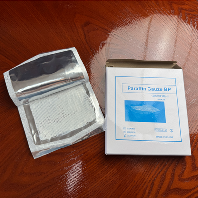 よい価格 医療用使い捨て滅菌パラフィンガーゼ 10cm X 10cm 滑らか 通気性 創傷被覆材 火傷用 AVACARE ブランド CE認証 クラス オンライン